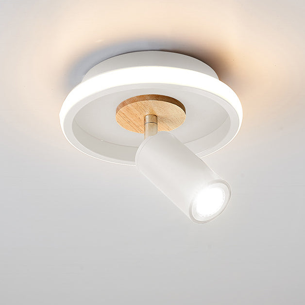 IronLume Industrial Flush Spotlight | Moderner Loft-Stil | 1-Licht Deckenleuchte | Robuste Beleuchtung für Zuhause