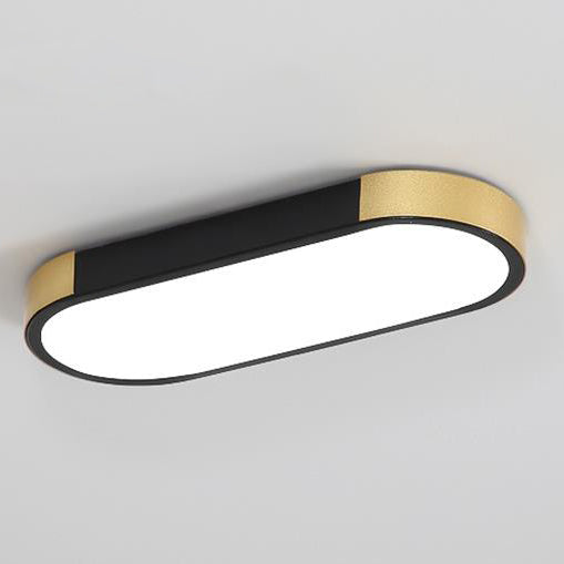 LumiForm Minimalistische LED Deckenleuchte | Rechteckige Ringform | Dimmbar & Modernes Design