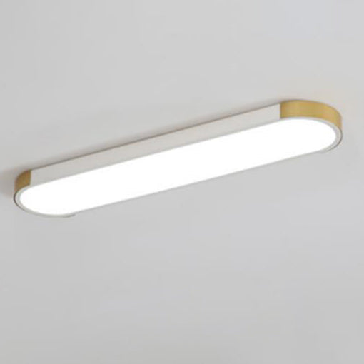 LumiForm Minimalistische LED Deckenleuchte | Rechteckige Ringform | Dimmbar & Modernes Design