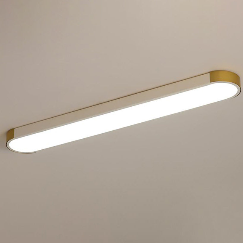 LumiForm Minimalistische LED Deckenleuchte | Rechteckige Ringform | Dimmbar & Modernes Design