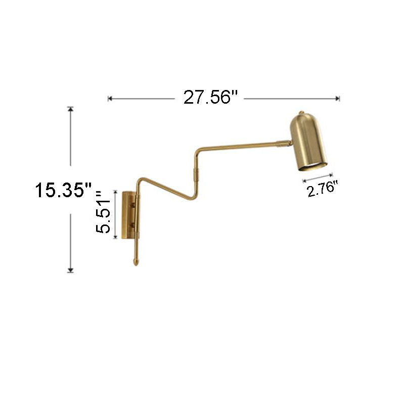 Artico Nordic Design Schwenkbare Wandleuchte | Kreativer Stil | Langarm | Dimmbar | Perfekt für Wohnzimmer & Büro