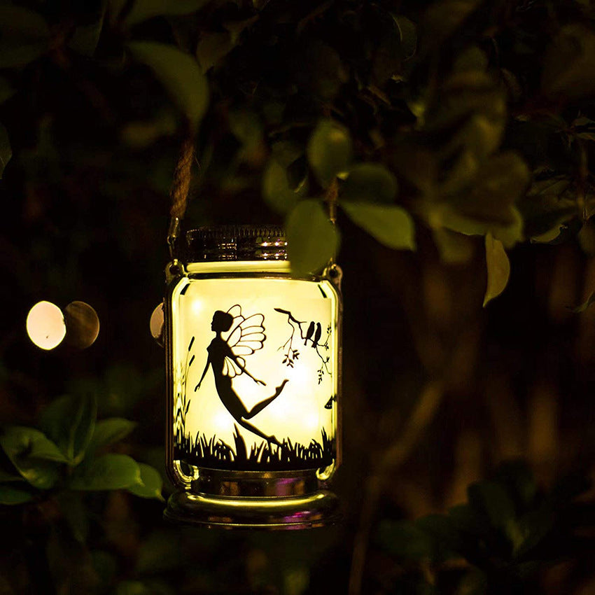 GlowJar Solar Märchenlicht | LED Glaslaterne | Frostglas für Garten & Terrasse | Outdoor Deko mit Solarbetrieb