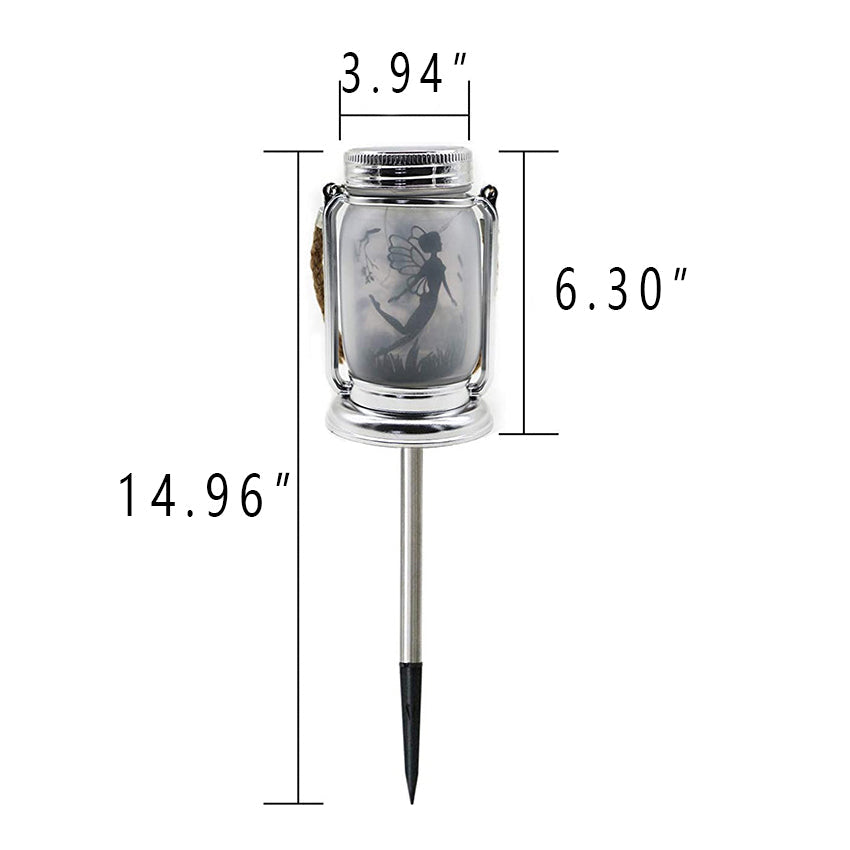 GlowJar Solar Märchenlicht | LED Glaslaterne | Frostglas für Garten & Terrasse | Outdoor Deko mit Solarbetrieb