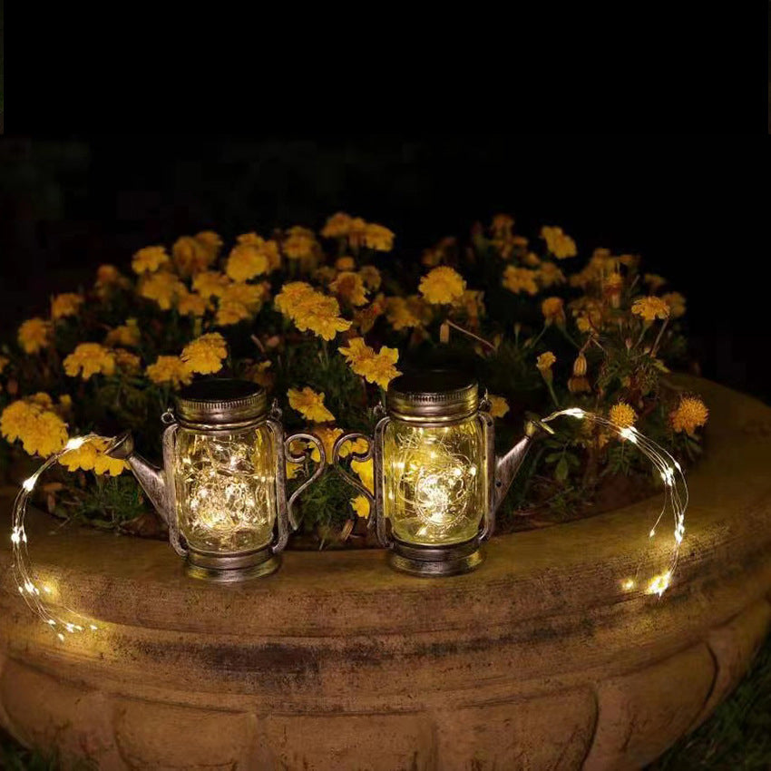 GlowJar Solar Märchenlicht | LED Glaslaterne | Frostglas für Garten & Terrasse | Outdoor Deko mit Solarbetrieb