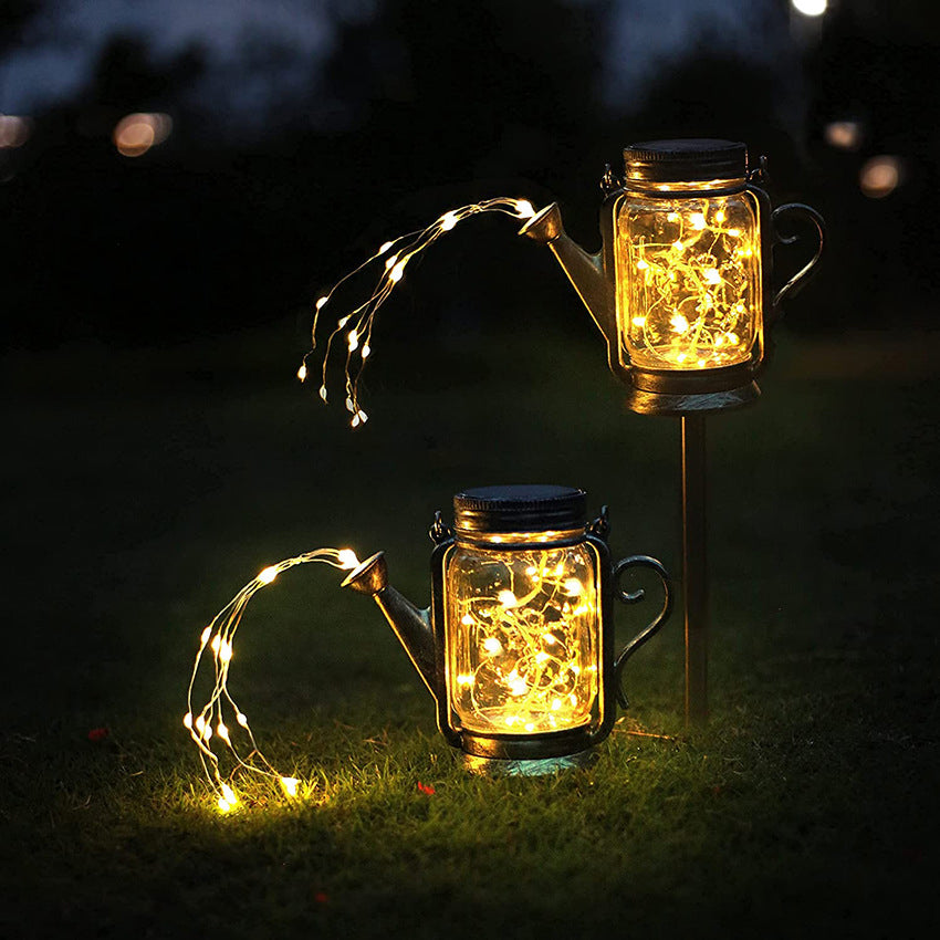 GlowJar Solar Märchenlicht | LED Glaslaterne | Frostglas für Garten & Terrasse | Outdoor Deko mit Solarbetrieb