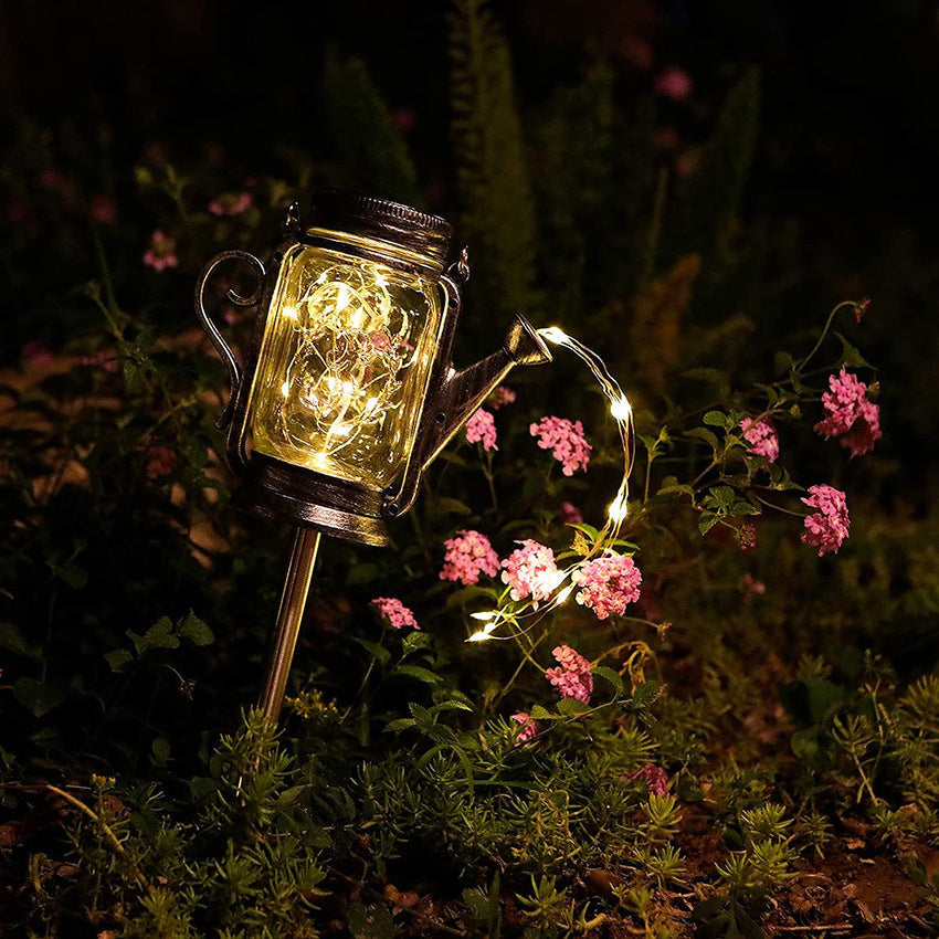 GlowJar Solar Märchenlicht | LED Glaslaterne | Frostglas für Garten & Terrasse | Outdoor Deko mit Solarbetrieb