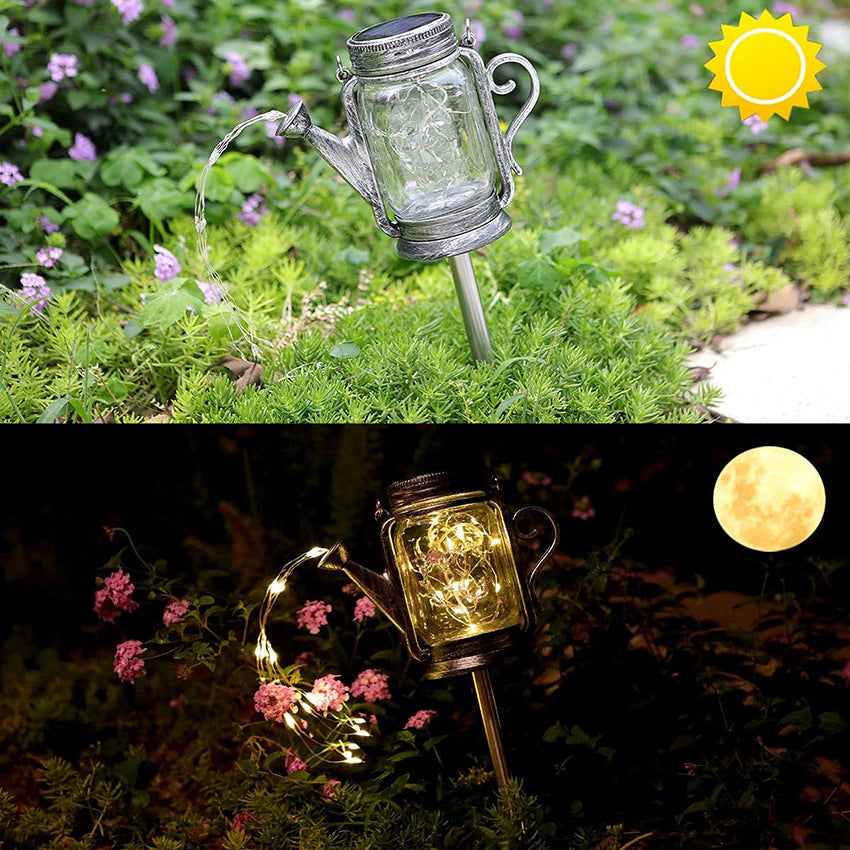 GlowJar Solar Märchenlicht | LED Glaslaterne | Frostglas für Garten & Terrasse | Outdoor Deko mit Solarbetrieb