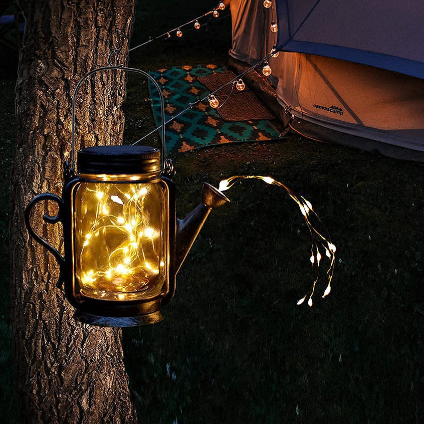 GlowJar Solar Märchenlicht | LED Glaslaterne | Frostglas für Garten & Terrasse | Outdoor Deko mit Solarbetrieb