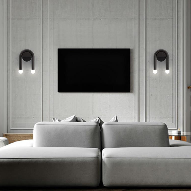 ArchiMag Dual Nordic Wandlampe | Magnetisch | 2-flammig | Modernes Design | Wohnbeleuchtung