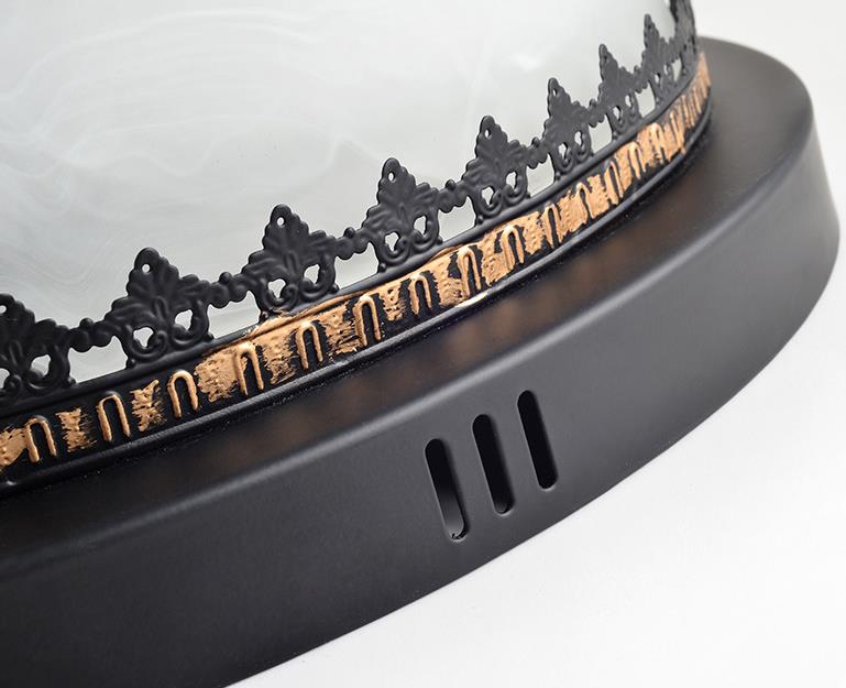 Vintora Luxe Deckenleuchte | Europäisches Vintage-Design | Rund | 3/4-Flammige LED-Deckenlampe