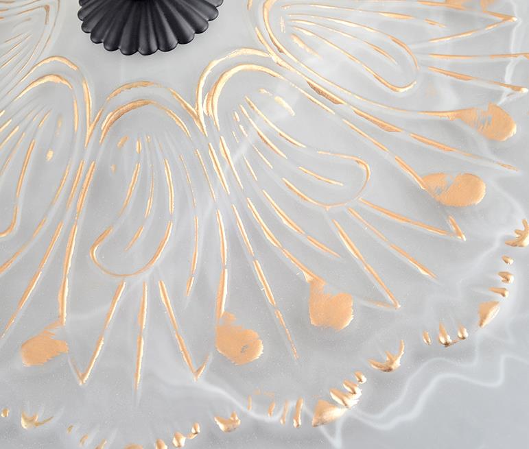 Vintora Luxe Deckenleuchte | Europäisches Vintage-Design | Rund | 3/4-Flammige LED-Deckenlampe