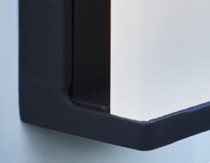 SolAura Frosted Glas Außenleuchte | Solar LED Wandleuchte | Wasserdicht & Energiesparend