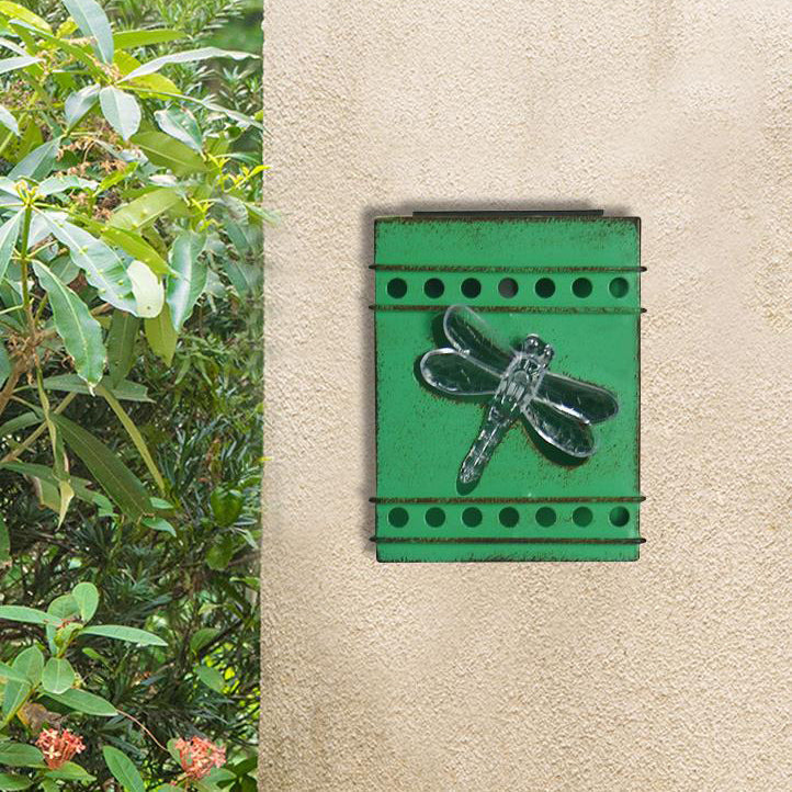 SolarForge Retro Solar Wandlampe | Quadratisches Box-Design | Aged Iron | LED Outdoor Beleuchtung