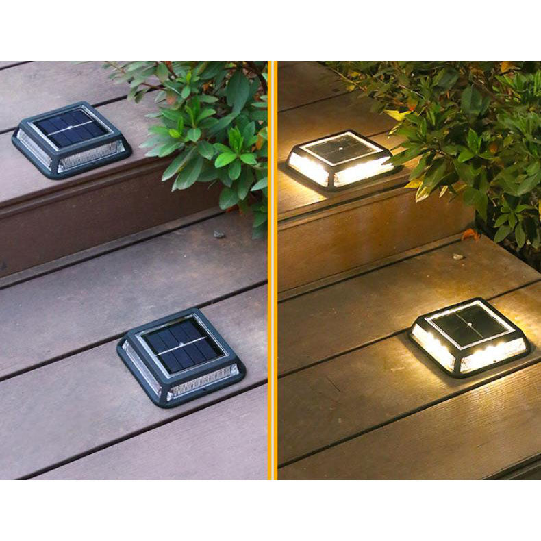 EcoVerta Solar LED Leuchte | Quadratisch & Wasserdicht | Für Garten, Balkon & Außenbereich