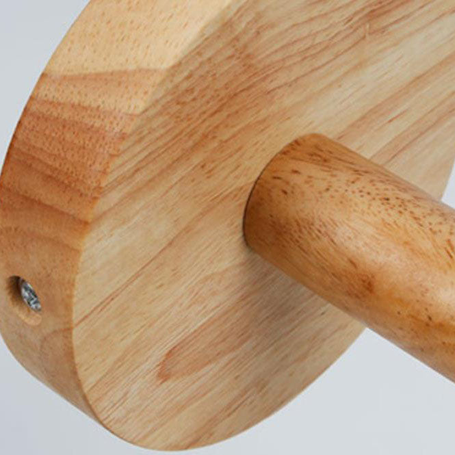 Woodoria Minimalistische Wandlampe | Eisen & Holz | Farbige Wandleuchte | Nordic Design