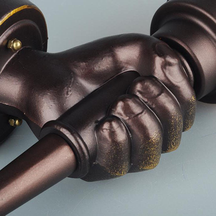 Torcina FlameGlow Wandleuchte | Vintage Design | Fackelstil | 1-flammig | Kreative Wandbeleuchtung