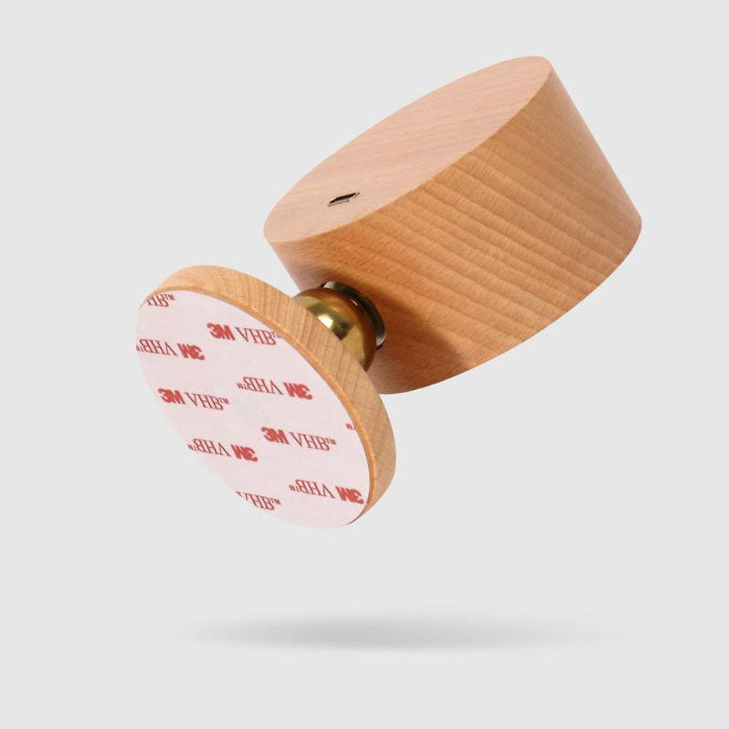 LumaWood Magnetische USB LED Wandlampe | Wiederaufladbar | Touch-Steuerung | Nachtlicht aus Holz