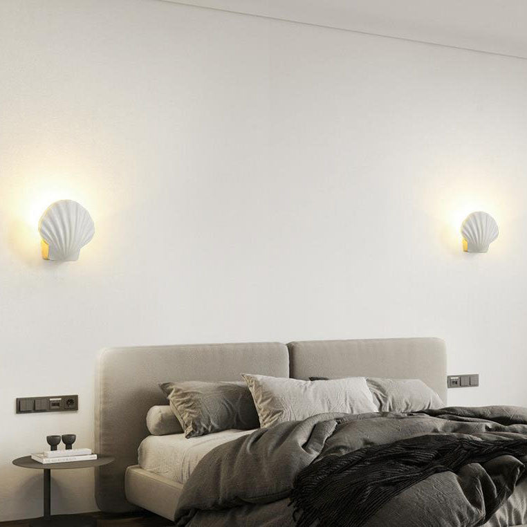 ShellBright LED Wandleuchte | Kreatives Muscheldesign | Aluminium | Wasserdicht | Außenbeleuchtung