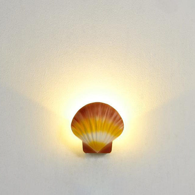 ShellBright LED Wandleuchte | Kreatives Muscheldesign | Aluminium | Wasserdicht | Außenbeleuchtung