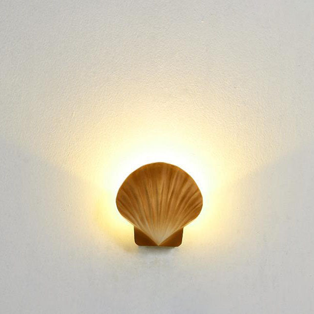 ShellBright LED Wandleuchte | Kreatives Muscheldesign | Aluminium | Wasserdicht | Außenbeleuchtung