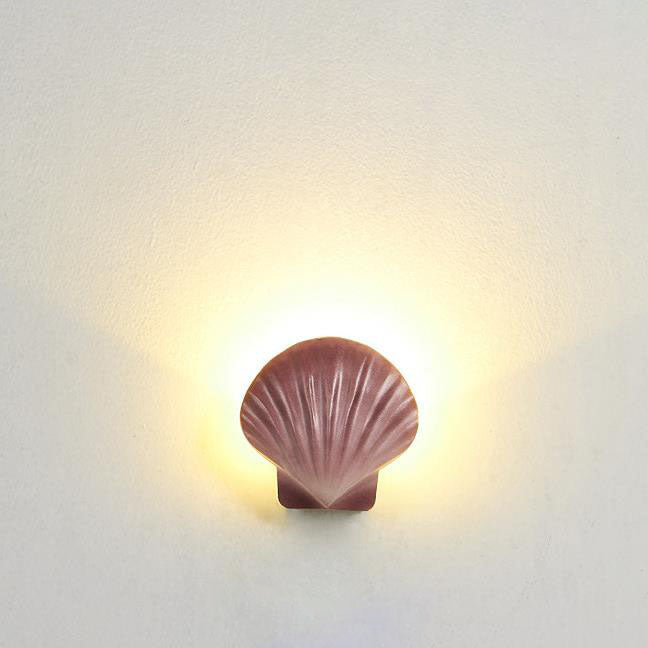 ShellBright LED Wandleuchte | Kreatives Muscheldesign | Aluminium | Wasserdicht | Außenbeleuchtung