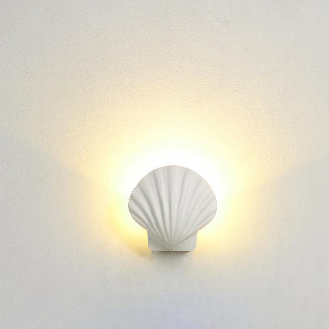 ShellBright LED Wandleuchte | Kreatives Muscheldesign | Aluminium | Wasserdicht | Außenbeleuchtung