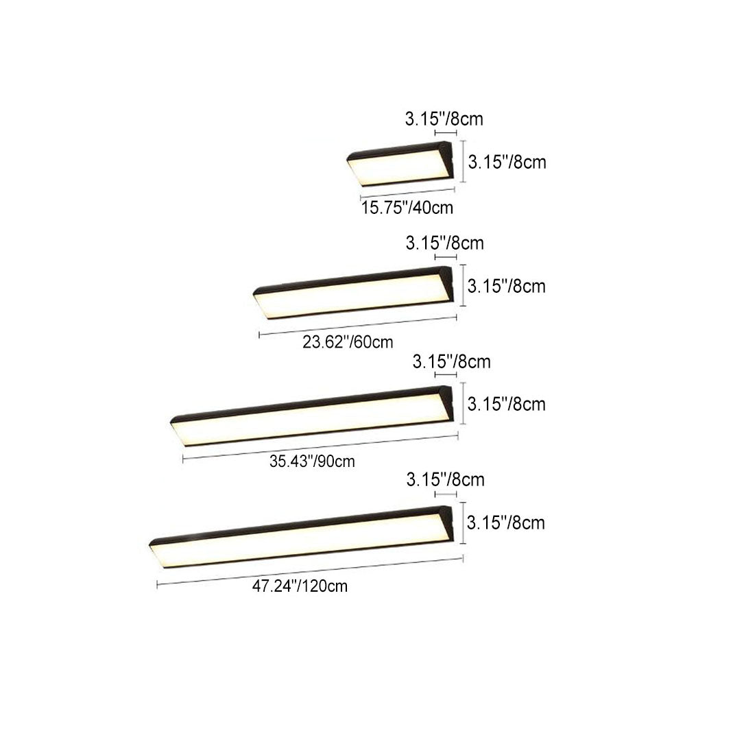 AquaLume Aluminium LED Wandleuchte | Wasserdicht | Innen- und Außenbeleuchtung | Verschiedene Größen & Farben