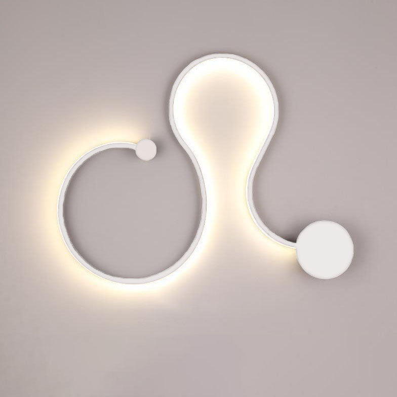 Serpenta Moderne LED Wandlampe | Aluminium | Geschwungenes Design | Dimmbar | Stilvolle Beleuchtung