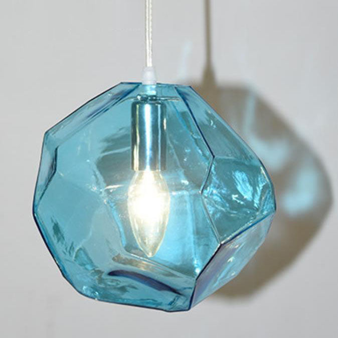 Glasvara Pendelleuchte | Modernes Glasdesign | Unregelmäßige Form | Wohnzimmerlicht