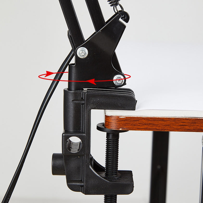 FlexiLite Minimalistische LED Tischlampe | Verstellbarer Arm | Clip-Design | Perfekt fürs Schlafzimmer