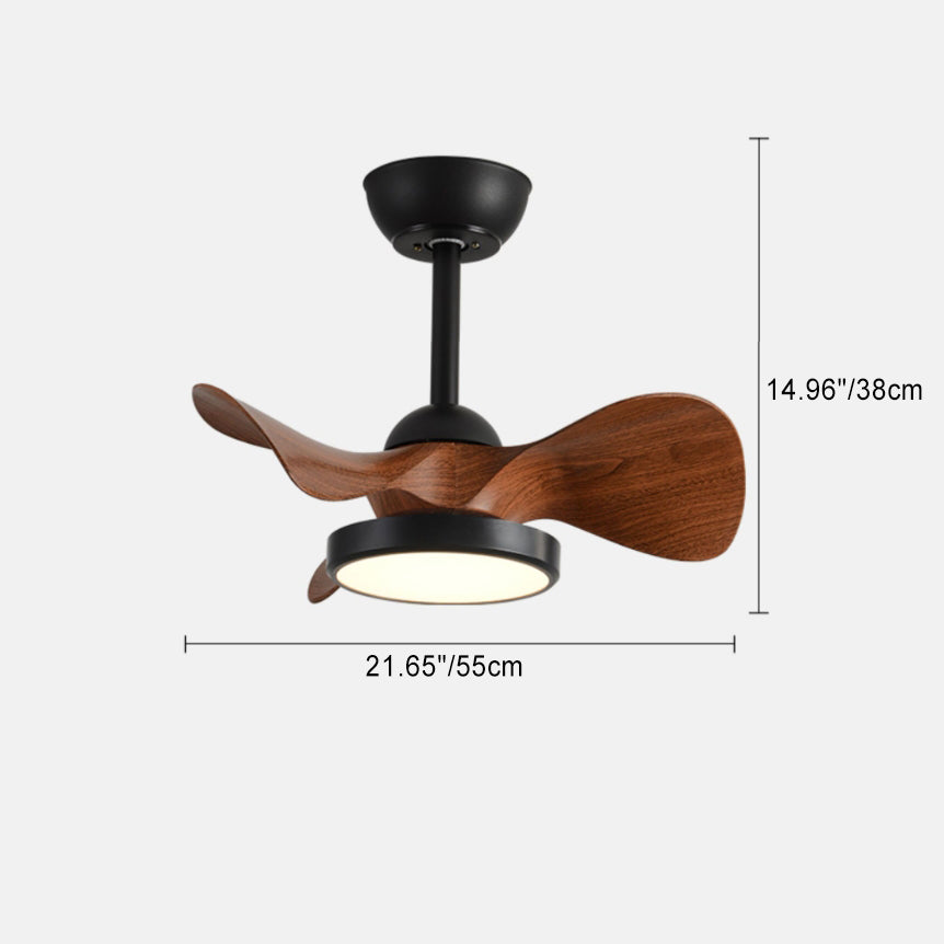 VentiGlow LED Deckenventilator | Stufenlos Dimmbar | Eleganz für Schlaf- & Wohnbereich