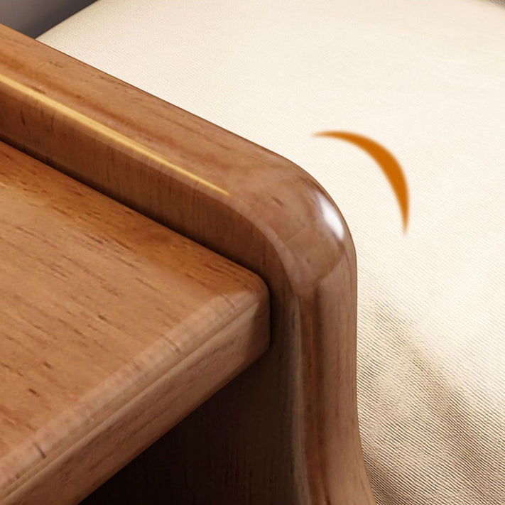 WoodEraBox Minimalistischer Nachttisch | Massivholz | 2 Schubladen | Modernes Design | Perfekt für Schlafzimmer