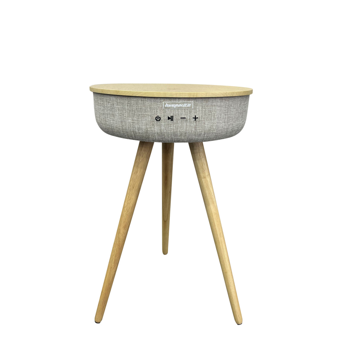 SoundSmart Kabelloser Bluetooth-Couchtisch | Lautsprecher-Tisch mit USB-Ladegerät | Moderner Beistelltisch