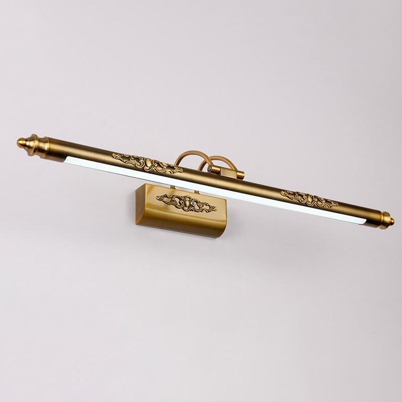 Carvenza – Klassisches LED Spiegellicht | Handgeschnitzt | Warmes & Weißes Licht | Luxuriöse Wandbeleuchtung