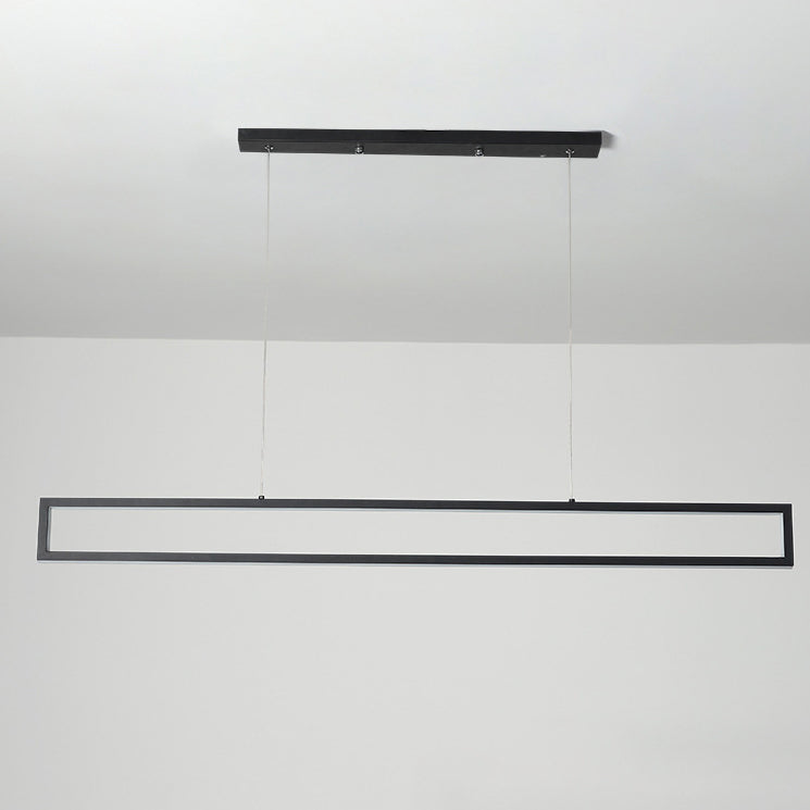 LumiFrame Minimalistischer LED Kronleuchter | Modernes Design | Dimmbare Beleuchtung | Perfekt für Ess- und Wohnbereiche