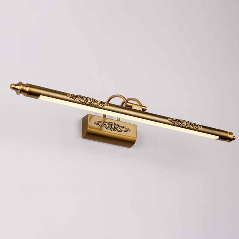 Carvenza – Klassisches LED Spiegellicht | Handgeschnitzt | Warmes & Weißes Licht | Luxuriöse Wandbeleuchtung