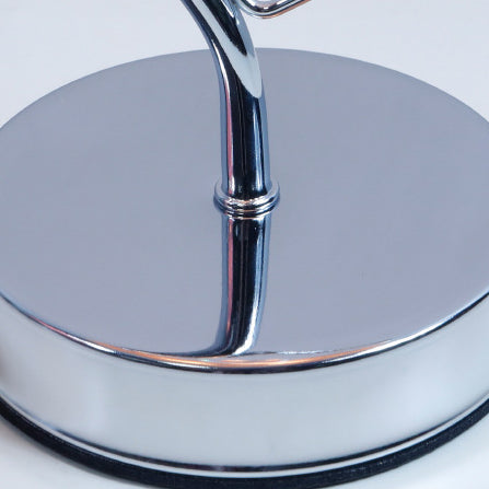 Roseva Art Deco Tischlampe | Stoff-Rosenschirm | Elegante Beleuchtung | Schlafzimmer Dekoration