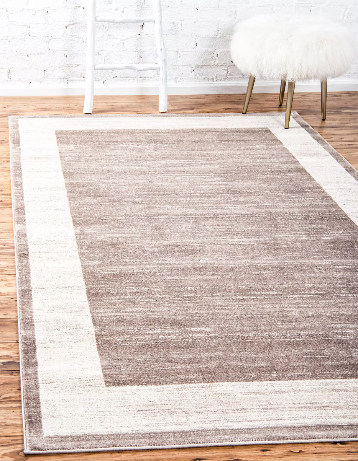 BorderLux - Moderner Teppich mit Randmuster | Zeitloses Design | Weich & Strapazierfähig