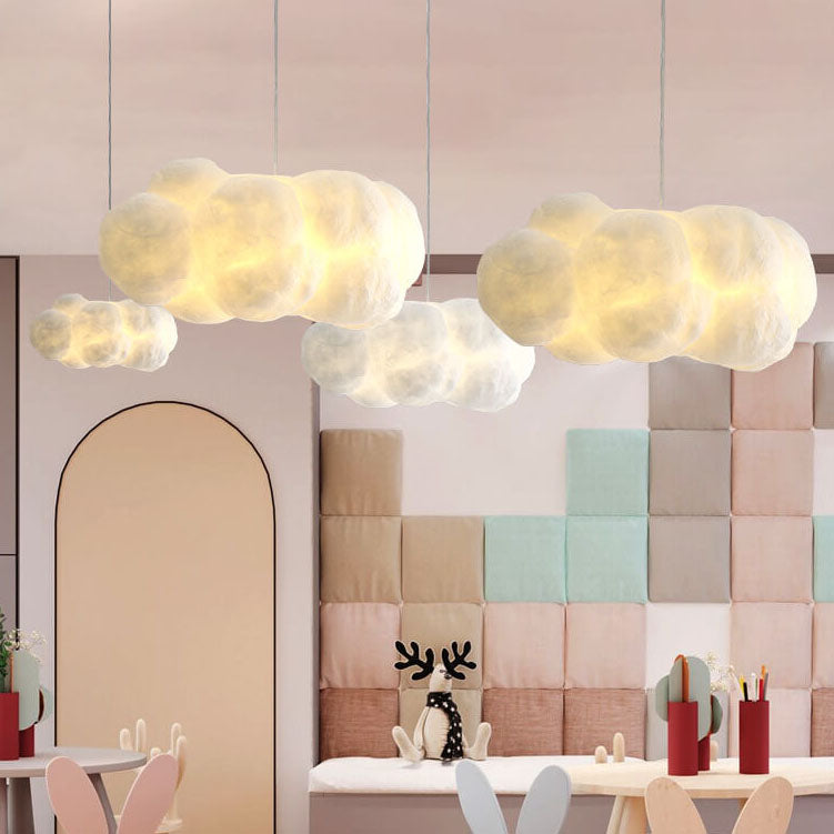 NimbusGlow LED Wolken Pendelleuchte | Schwimmendes Design | Moderne Beleuchtung | Dekorative Hängeleuchte