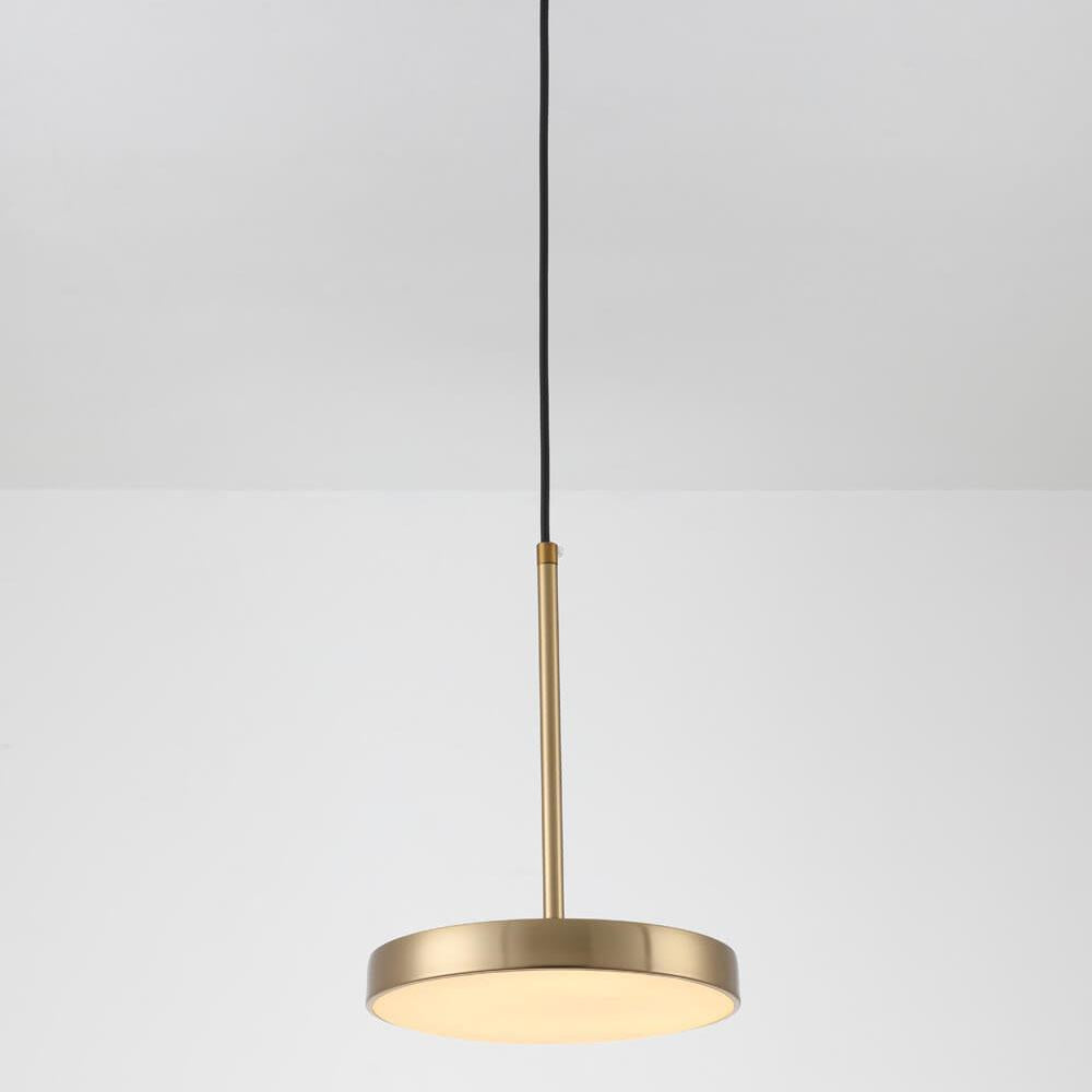 DrumAura – Minimalistisches LED Pendelleuchte Design | Modern | Metall | Warmes Licht | Wohnzimmer & Esszimmer