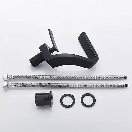 FlowLuxe Moderner geschwungener Wasserhahn | Wasserfall-Design | Premium-Qualität | Stilvoll und funktional