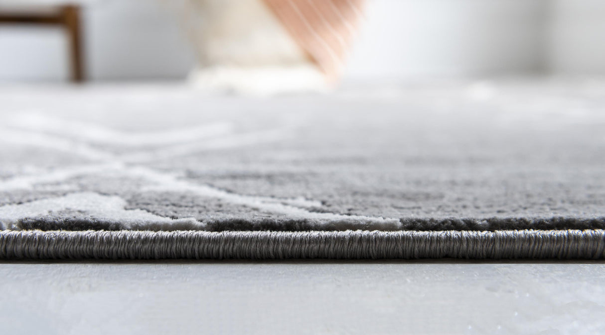 Rautanova Moderner Teppich mit verblasstem Rautenmuster | Weich & Strapazierfähig | Perfekt für Wohnzimmer & Schlafzimmer