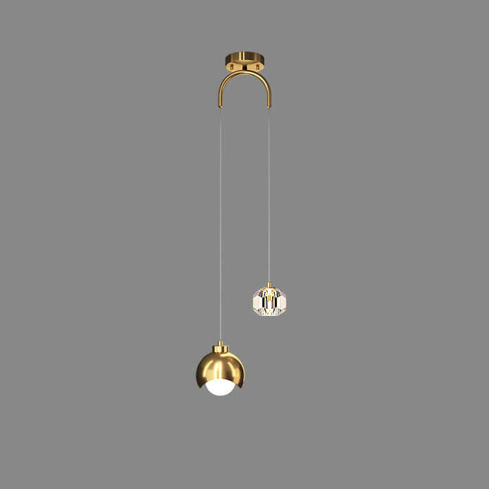 AstraLux Island LED Pendelleuchte | Modern | Luxus Design | Eisen und Messing | Deko für Zuhause