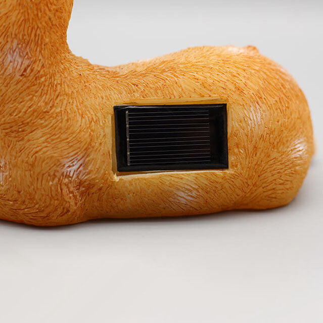 SolarCreato Tierfigur Gartenleuchte | Solarbetrieben & Wasserdicht | Kreative LED Rasen- und Landschaftsbeleuchtung