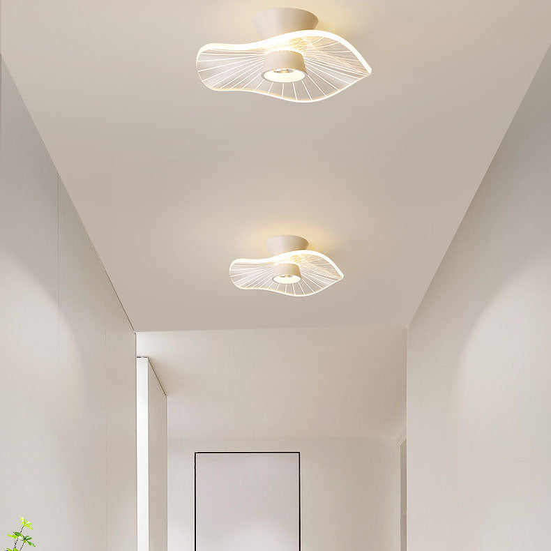 Bloomora Minimalistische LED-Deckenleuchte | Rosendesign | Runde Acryl-Lampe | Stimmungslicht für Wohnzimmer
