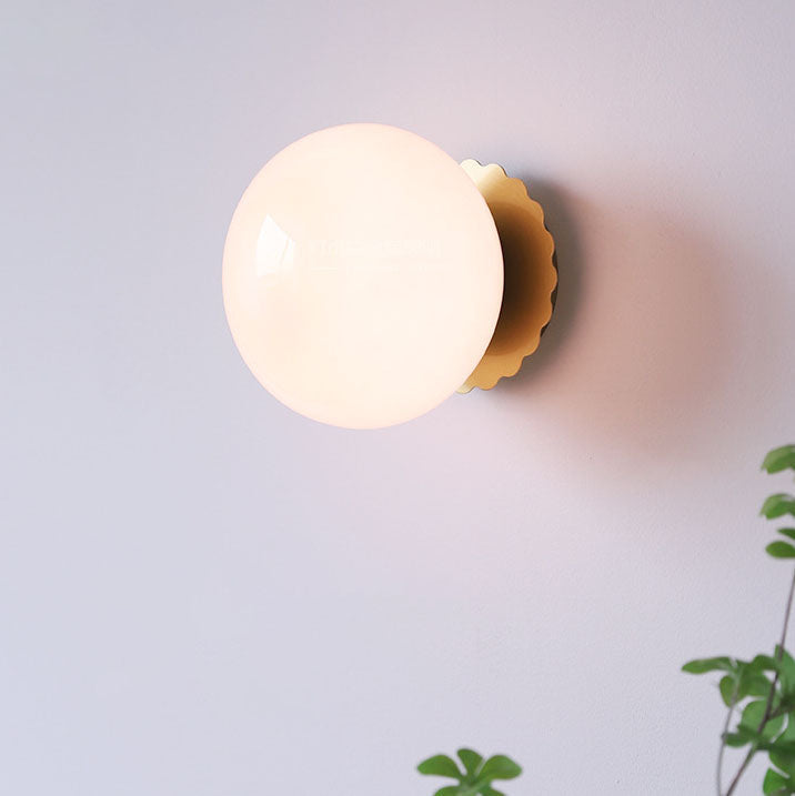 BrightVintage Minimalist Wandleuchte | Eisen & Glas | Modernes Vintage-Design