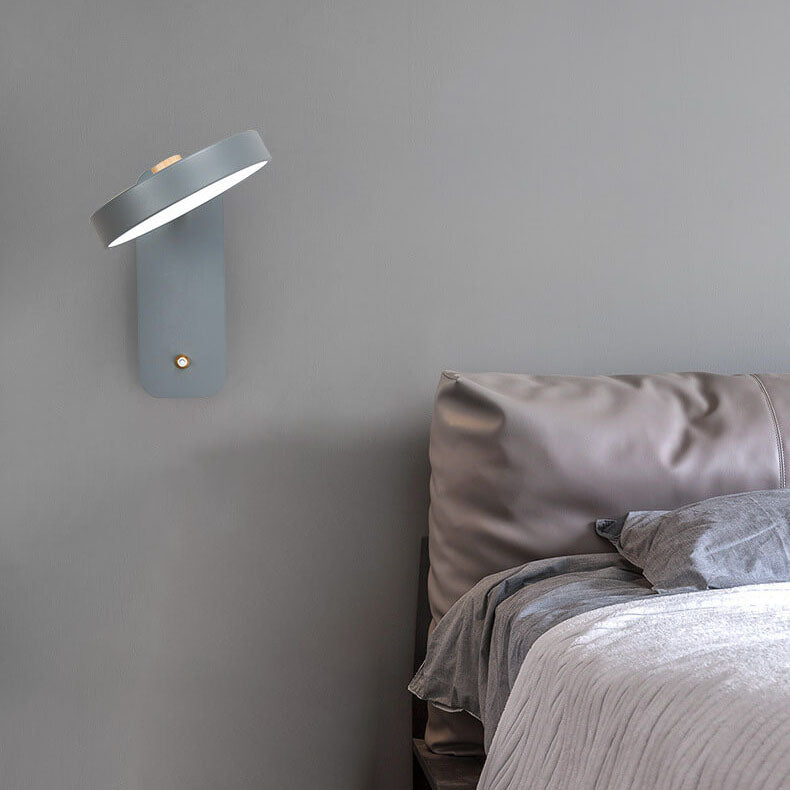 LumaSwitch Nordic LED Wandleuchte | Drehbar | 3 Lichtfarben | Leselampe | Minimalistisches Design