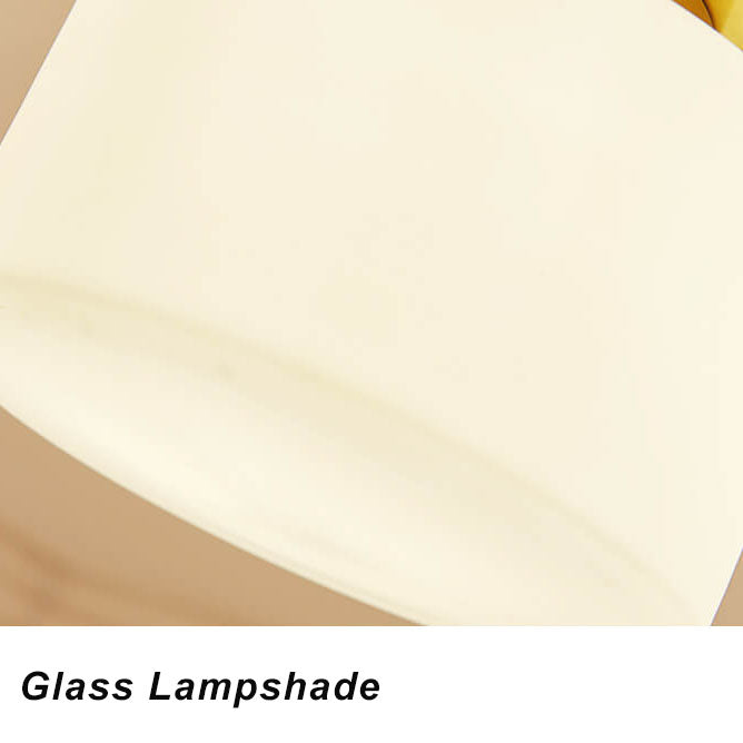 ClariGlow Halbrunde Deckenleuchte | Glas-Halbkugel Design | 1-flammige Semi-Flush Mount Leuchte | Modern & Minimalistisch