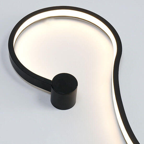 Serpenta Moderne LED Wandlampe | Aluminium | Geschwungenes Design | Dimmbar | Stilvolle Beleuchtung