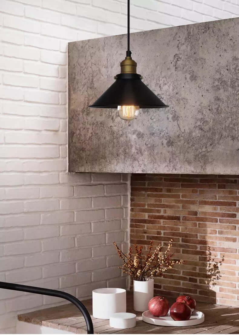 BrassLoom Kegelförmige Pendelleuchte aus Messing | Modernes Design | Esszimmer & Küche | Elegantes Ambiente